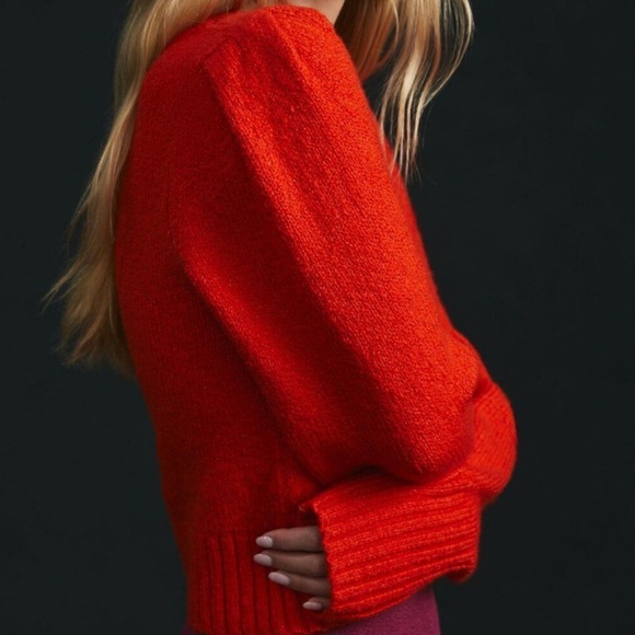 Anthropologie Maeve puff sleeve sweater - size small - Picture 1 of 11